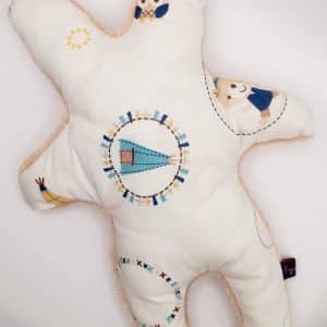 doudou lapin, cadeau naissance, original, fait main made in France