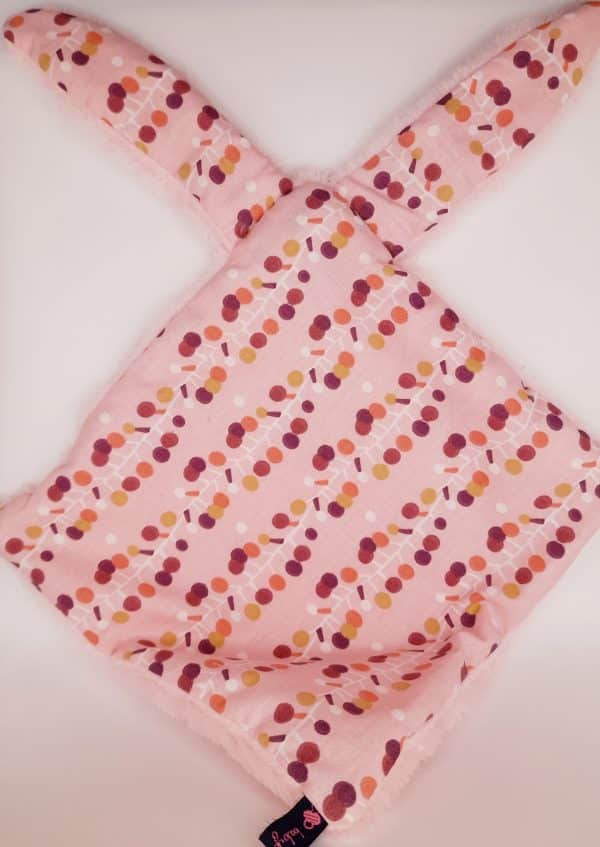 doudou lapin, cadeau naissance, original, fait main made in France