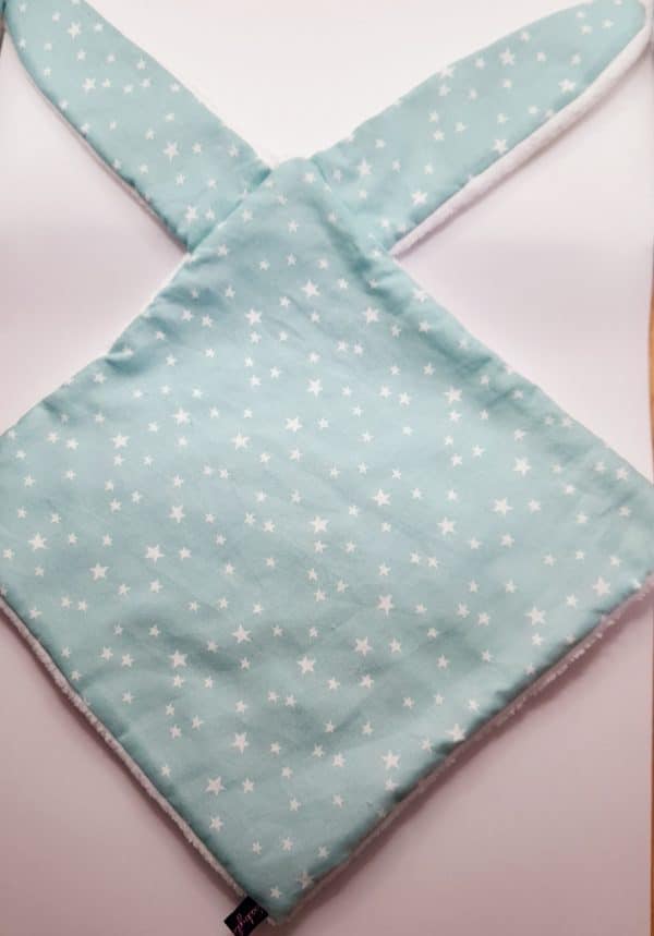 doudou lapin, cadeau naissance, original, fait main made in France