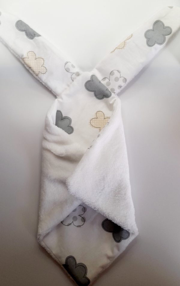 doudou lapin, cadeau naissance, original, fait main made in France
