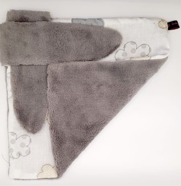doudou lapin, cadeau naissance, original, fait main made in France