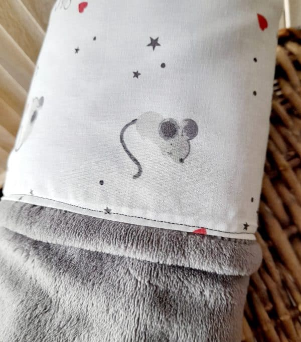 cadeau NAISSANCE BABYDOUDIZ doudou et couverture fait main made in France